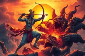 ऋषि नारद द्वारा वाल्मीकि 6 काण्डम् रामायण के संक्षिप्त सार का वर्णन